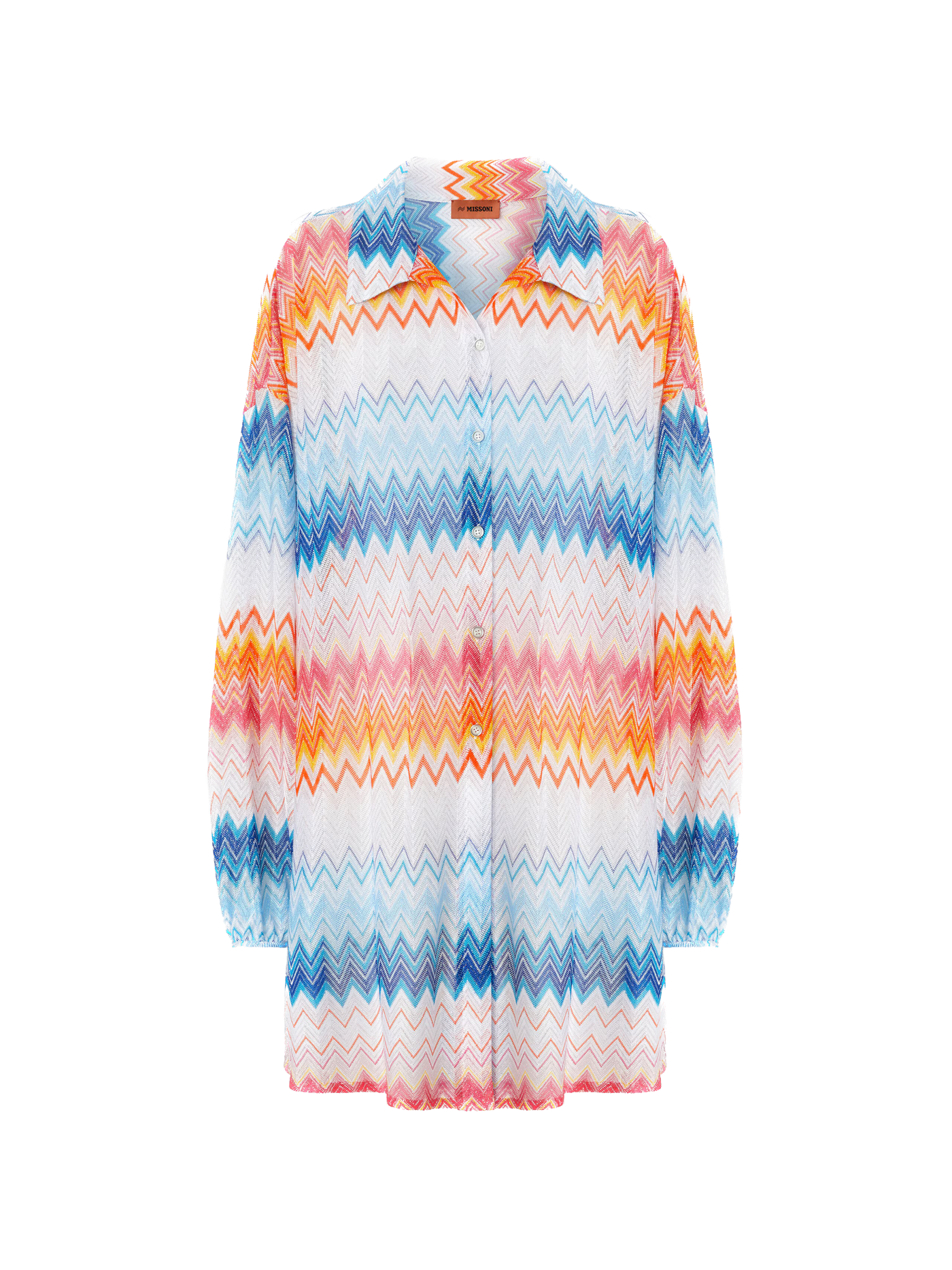 Missoni - Chemise oversize lamé zigzag