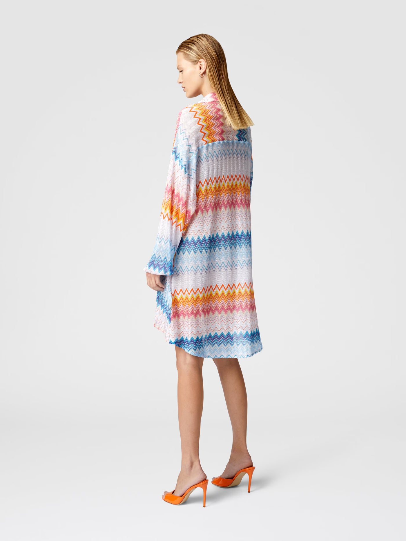 Missoni - Chemise oversize lamé zigzag