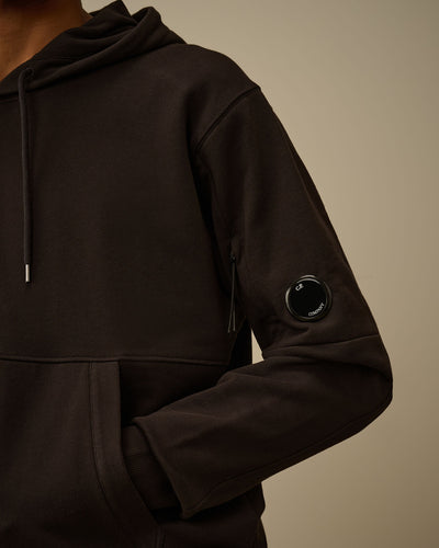 C.P. COMPANY - Hoodie lens noir
