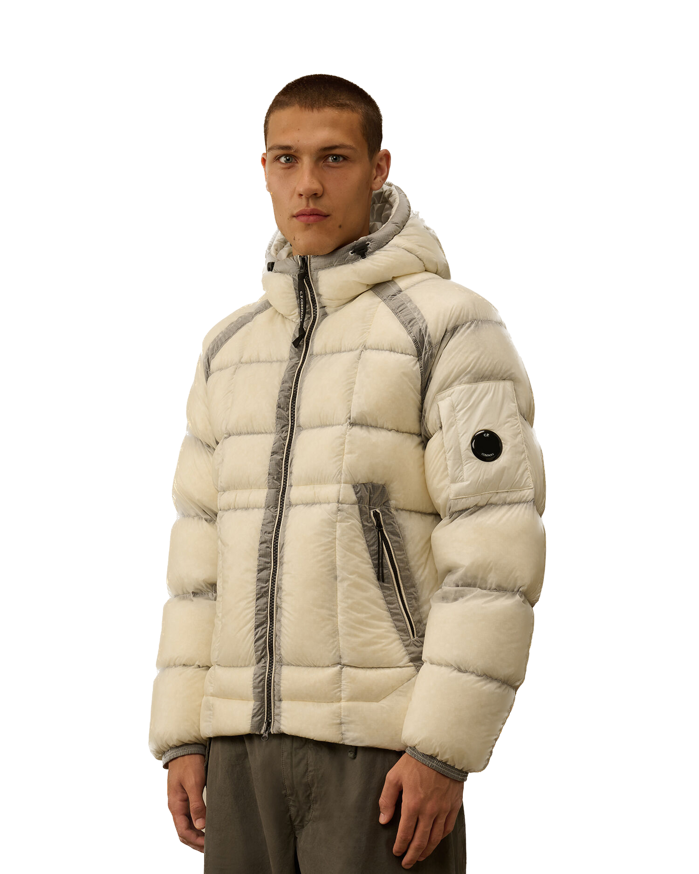 C.P. Company - Doudoune matelassée D.D Shell blanche