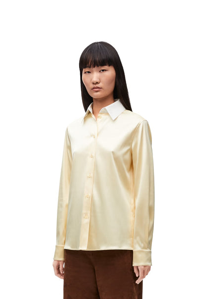 LOEWE - Chemise en satin de soie