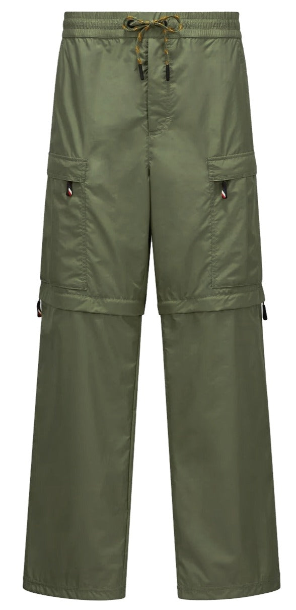 MONCLER GRENOBLE - PANTALON RÉGLABLE VERT