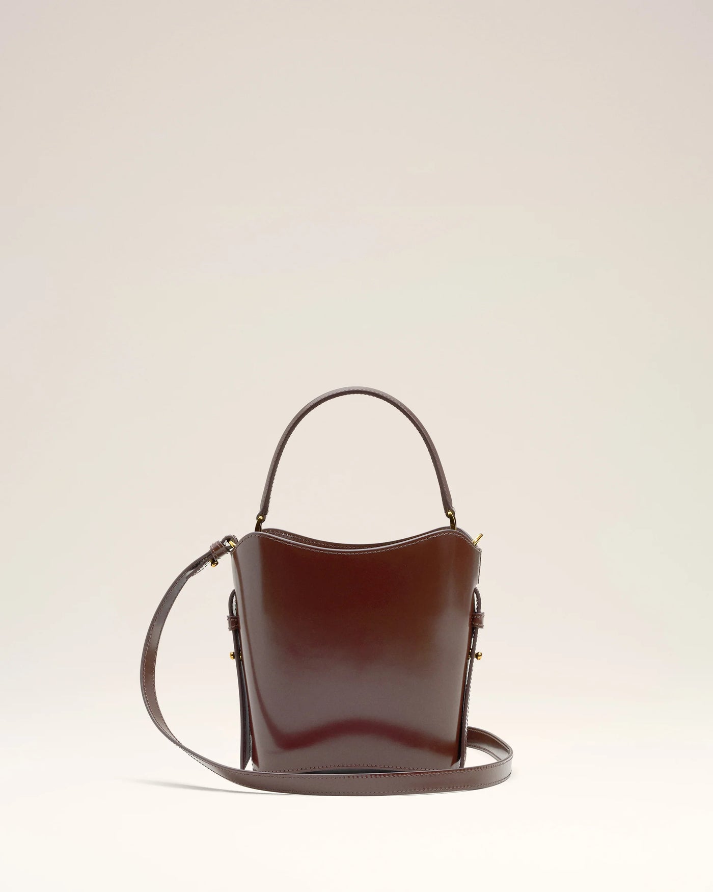 AMI PARIS - Mini sac seau Paris Paris en cuir glacé
