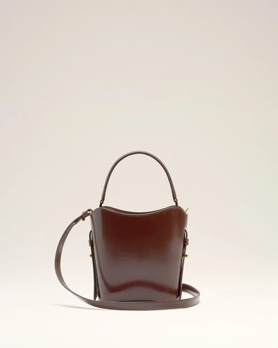 AMI PARIS - Mini sac seau Paris Paris en cuir glacé