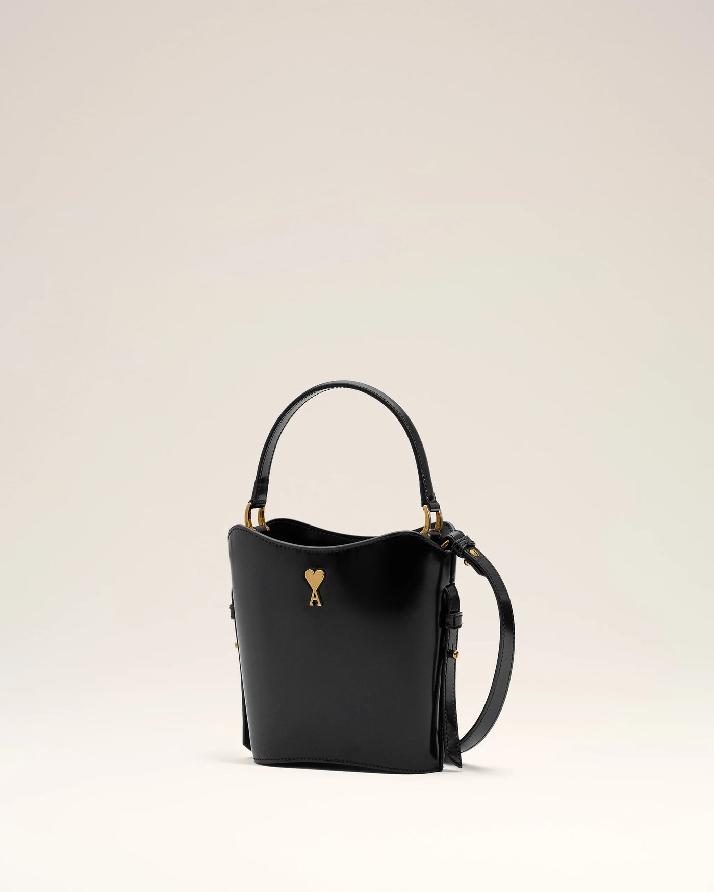 AMI PARIS - Mini sac seau Paris Paris en cuir glacé