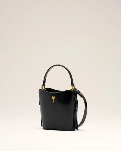 AMI PARIS - Mini sac seau Paris Paris en cuir glacé