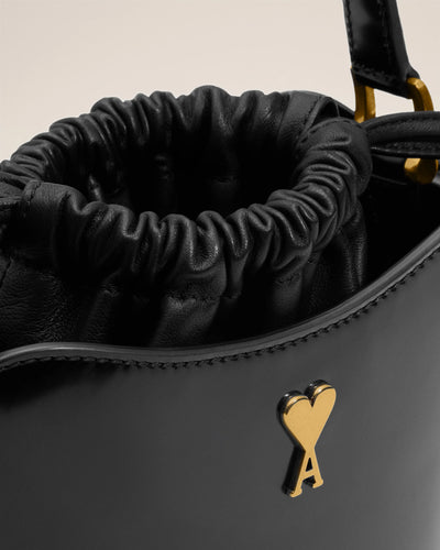 AMI PARIS - Mini sac seau Paris Paris en cuir glacé