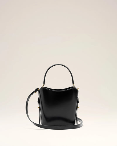 AMI PARIS - Mini sac seau Paris Paris en cuir glacé