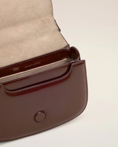 AMI PARIS - Sac top handle Paris Paris en cuir glacé
