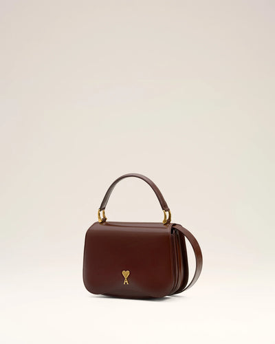 AMI PARIS - Sac top handle Paris Paris en cuir glacé