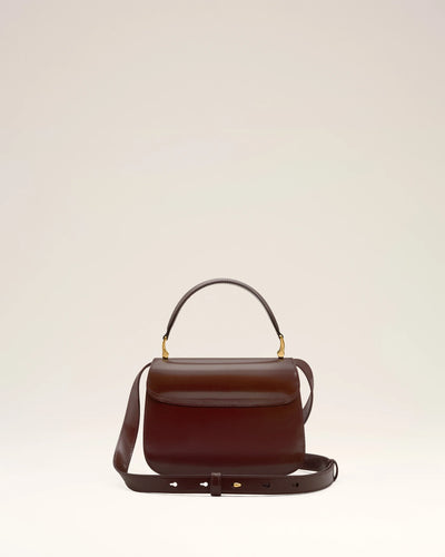 AMI PARIS - Sac top handle Paris Paris en cuir glacé