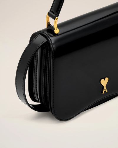 AMI PARIS - Sac top handle Paris Paris en cuir glacé