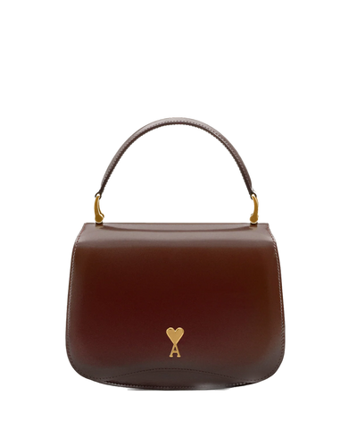 AMI PARIS - Sac top handle Paris Paris en cuir glacé
