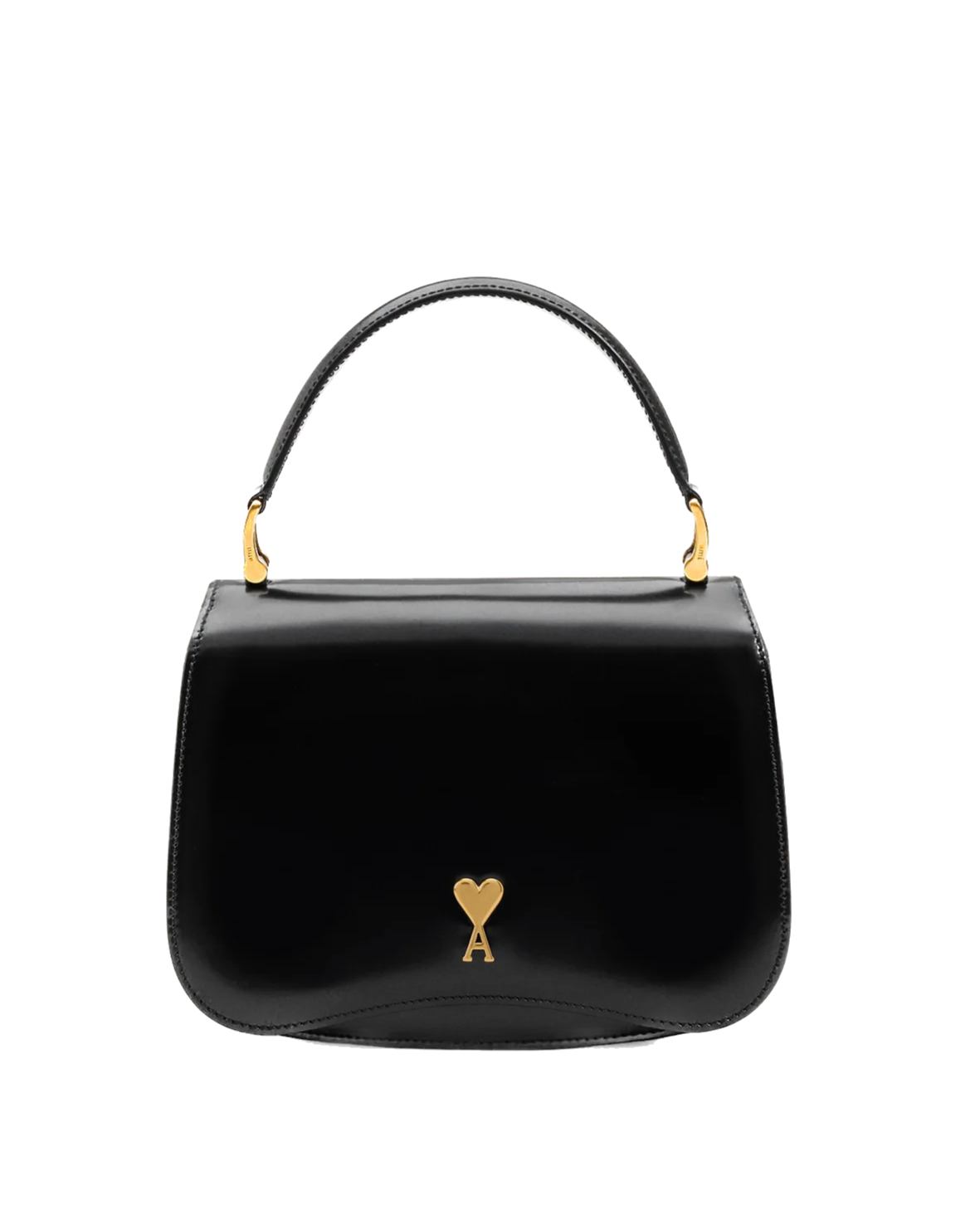 AMI PARIS - Sac top handle Paris Paris en cuir glacé