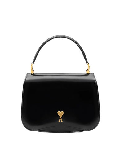 AMI PARIS - Sac top handle Paris Paris en cuir glacé