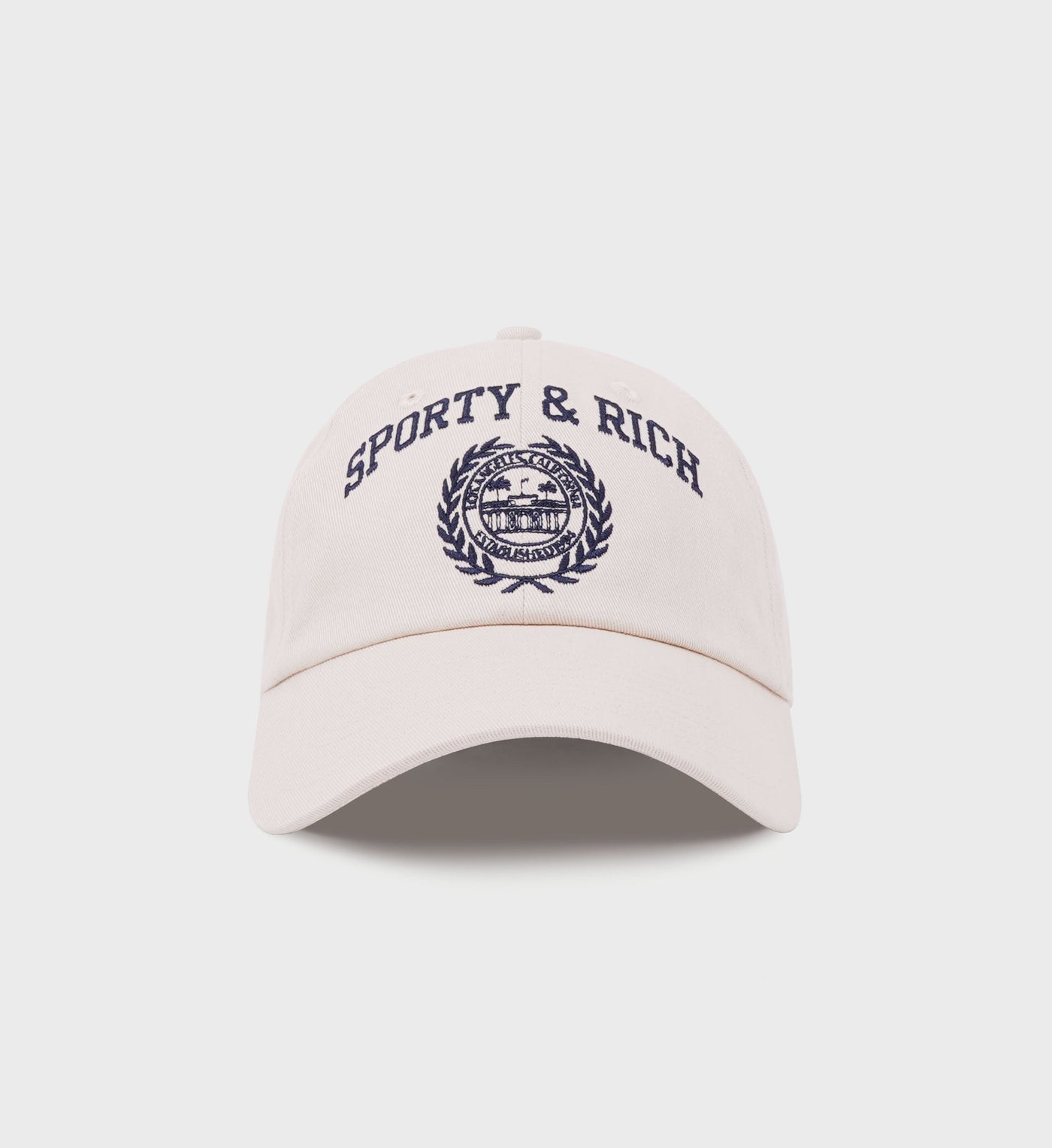 SPORTY & RICH - VARSITY CREST EMBROIDERED HAT