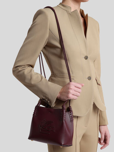 ÉTRO MILANO - Mini cabas Libra bordeaux