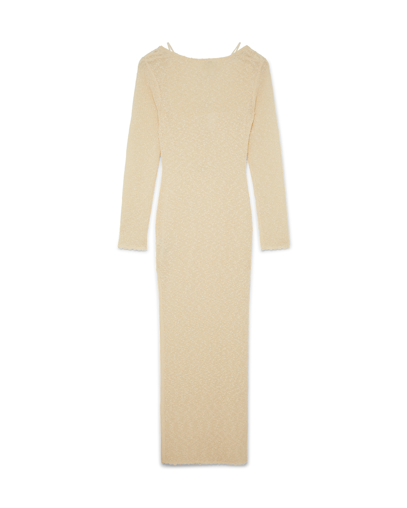 CASABLANCA -  Robe Cut Out Boucle Sheer