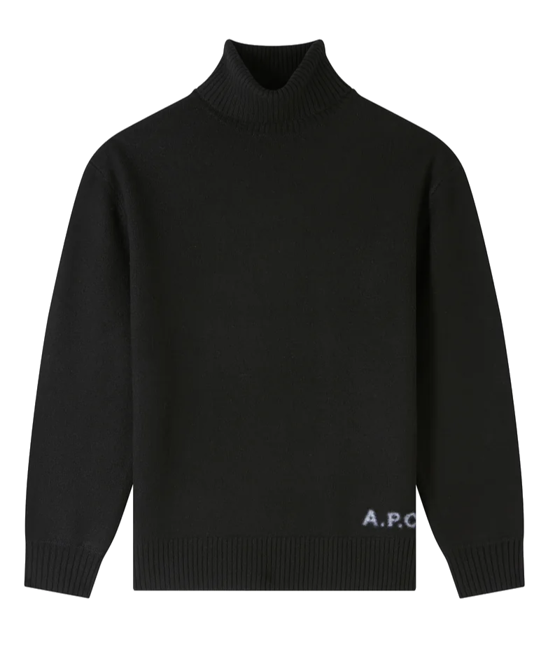 A.P.C - Pull col roulé walter