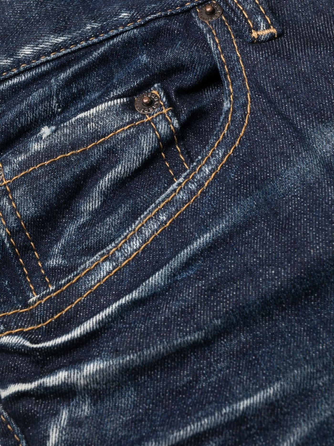 Dsquared2 - Jean skinny à effet délavé