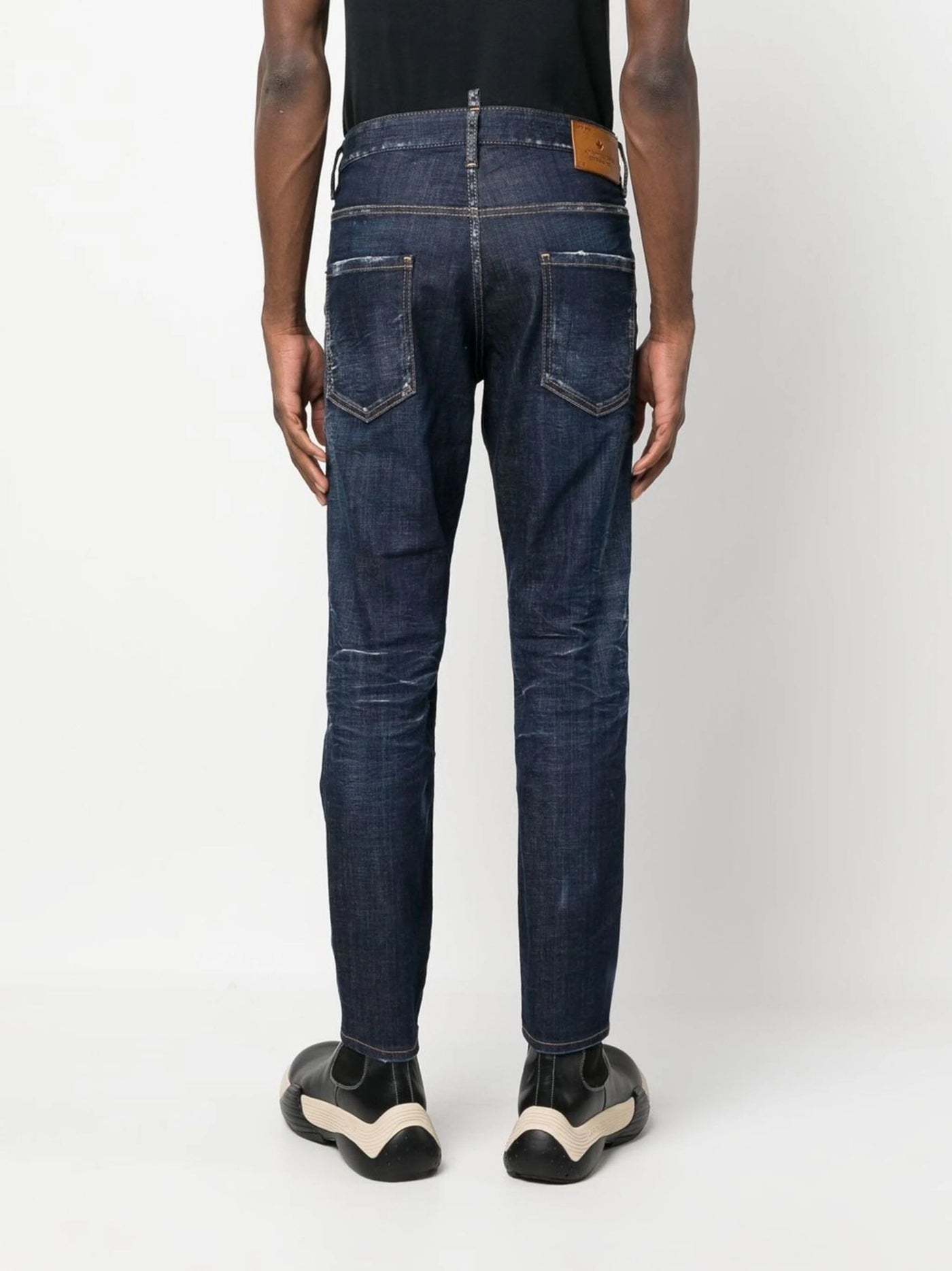 Dsquared2 - Jean skinny à effet délavé