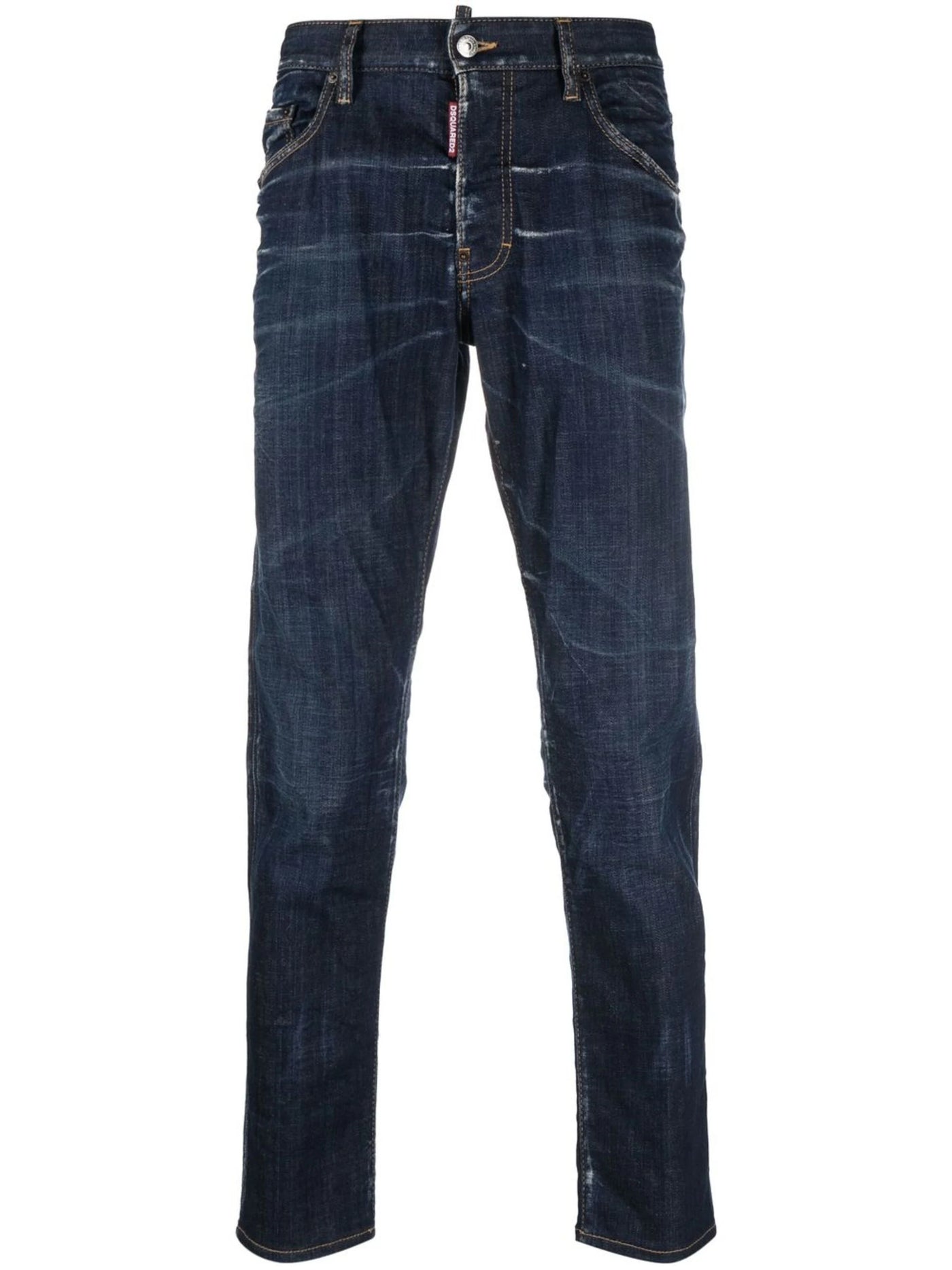 Dsquared2 - Jean skinny à effet délavé