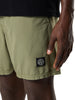 STONE ISLAND - Short de bain en nylon kaki