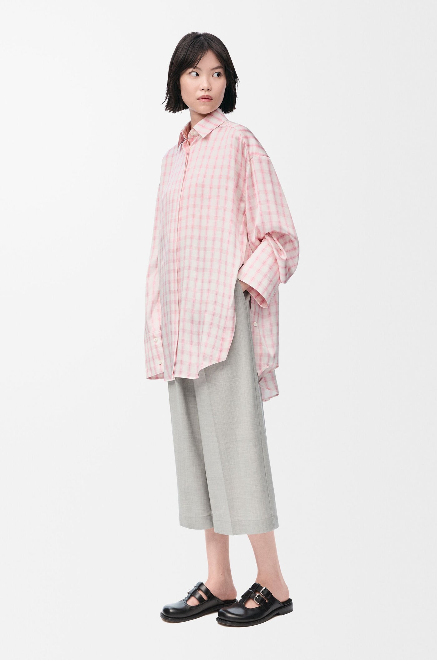LOEWE - Chemise en soie à carreaux