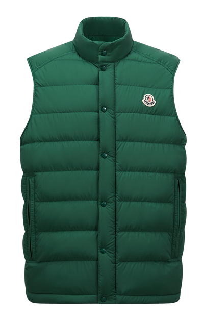 MONCLER - Doudoune sans manches Barthe verte