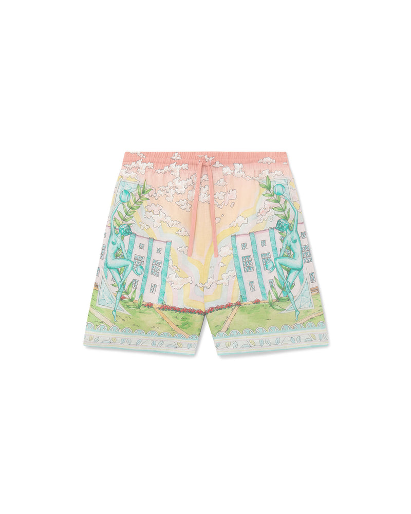 CASABLANCA - Vase Linen Shorts