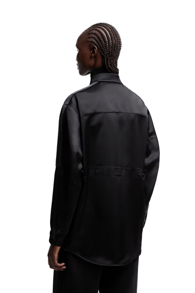 MONCLER GENIUS - Chemise en satin Moncler x EE72 par Edward Enninful