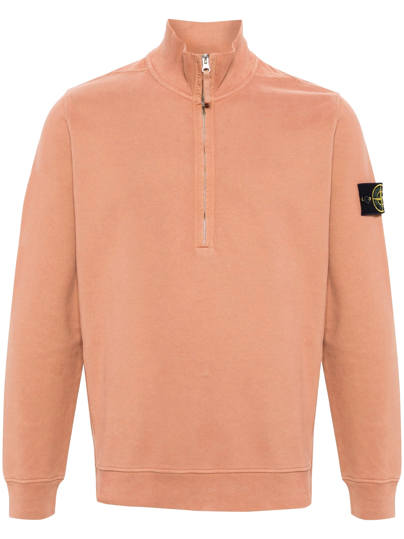 Stone Island - Sweat half zip corail