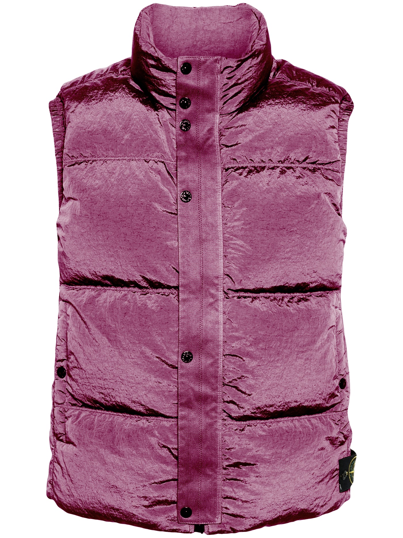 Stone Island - veste sans manches nylon magenta