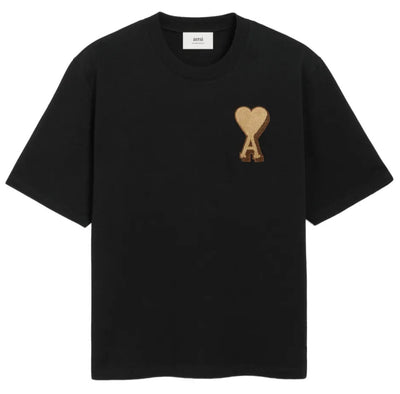 AMI PARIS - Tee-shirt à logo texturé