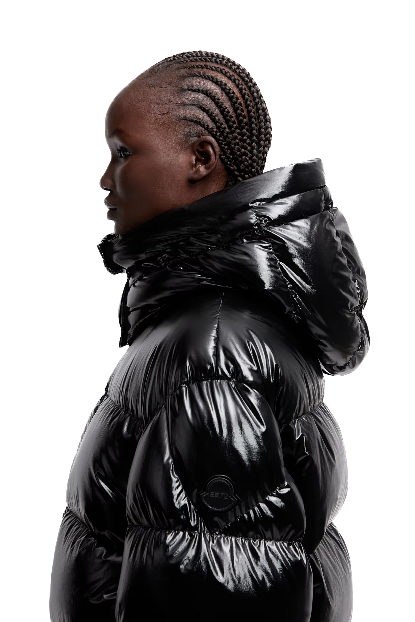 MONCLER GENIUS- Doudoune courte à capuche Lothar Moncler x EE72 par Edward Enninful