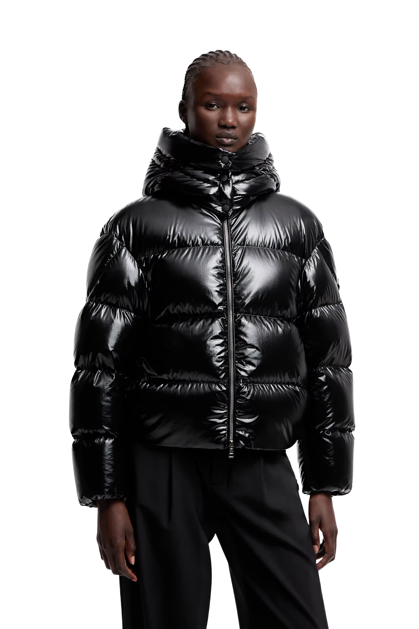 MONCLER GENIUS- Doudoune courte à capuche Lothar Moncler x EE72 par Edward Enninful