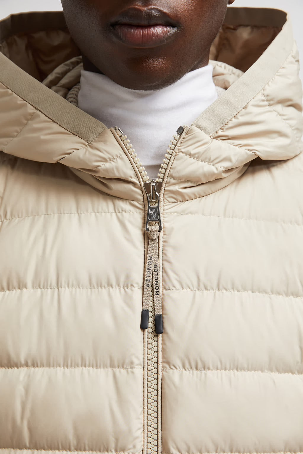 MONCLER - doudoune Galion beige