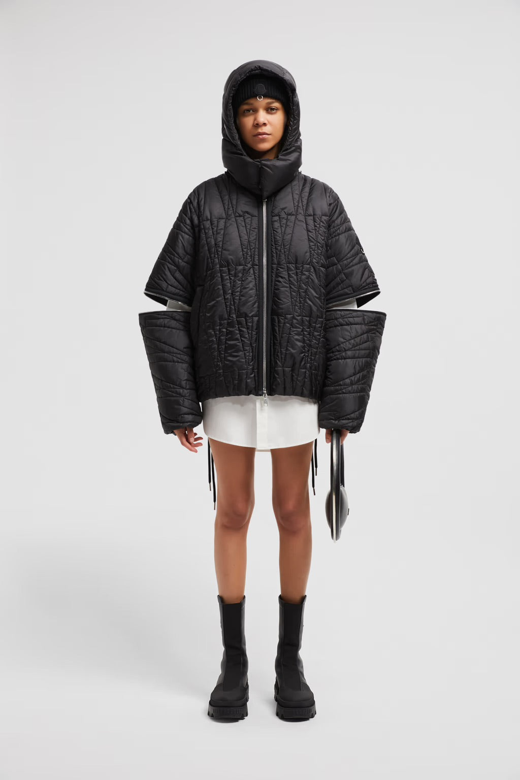 MONCLER X WILLOW SMITH - Doudoune courte Haissa 2-en-1