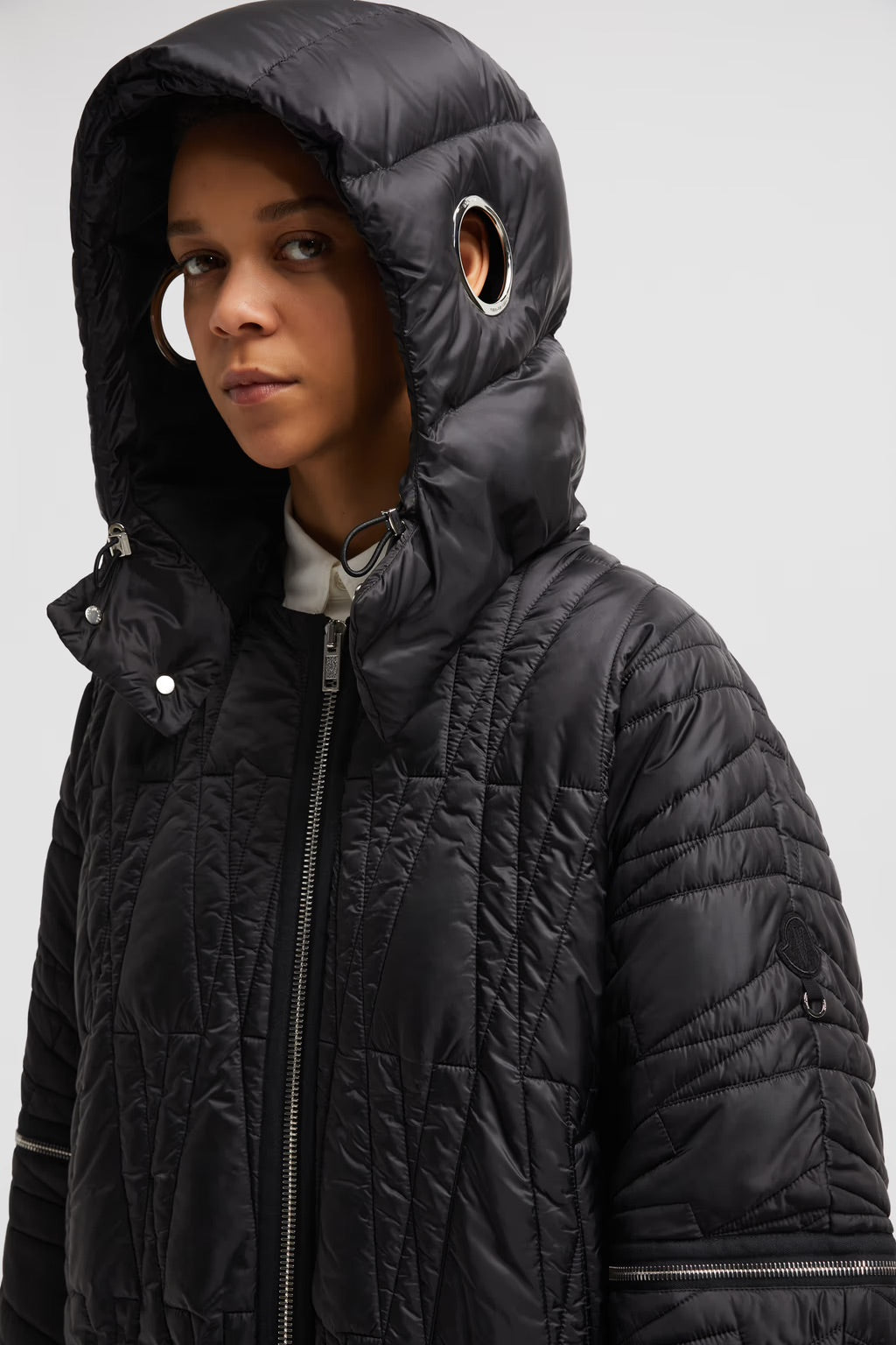 MONCLER X WILLOW SMITH - Doudoune courte Haissa 2-en-1