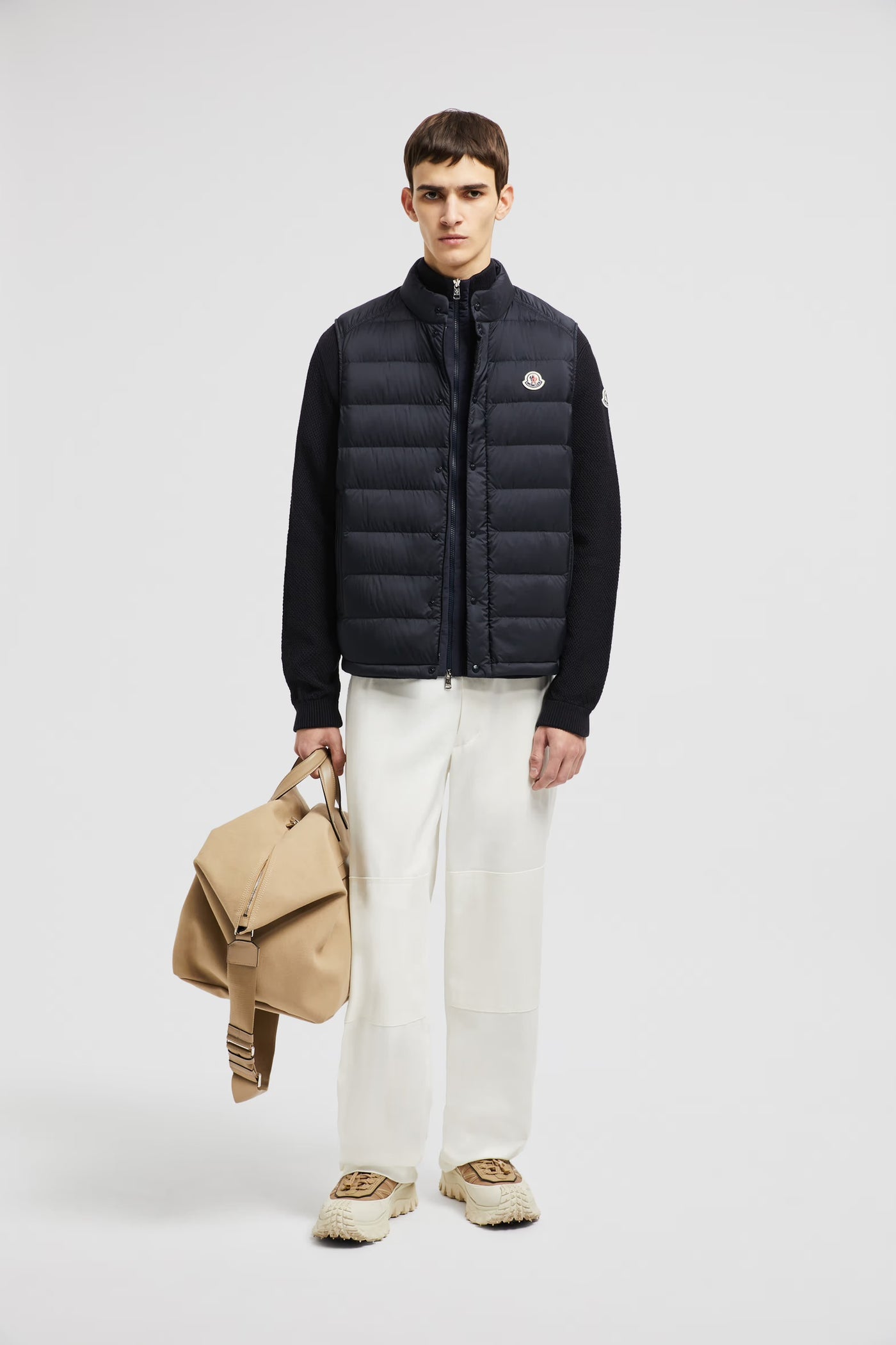 MONCLER - Doudoune sans manches Barthe noire