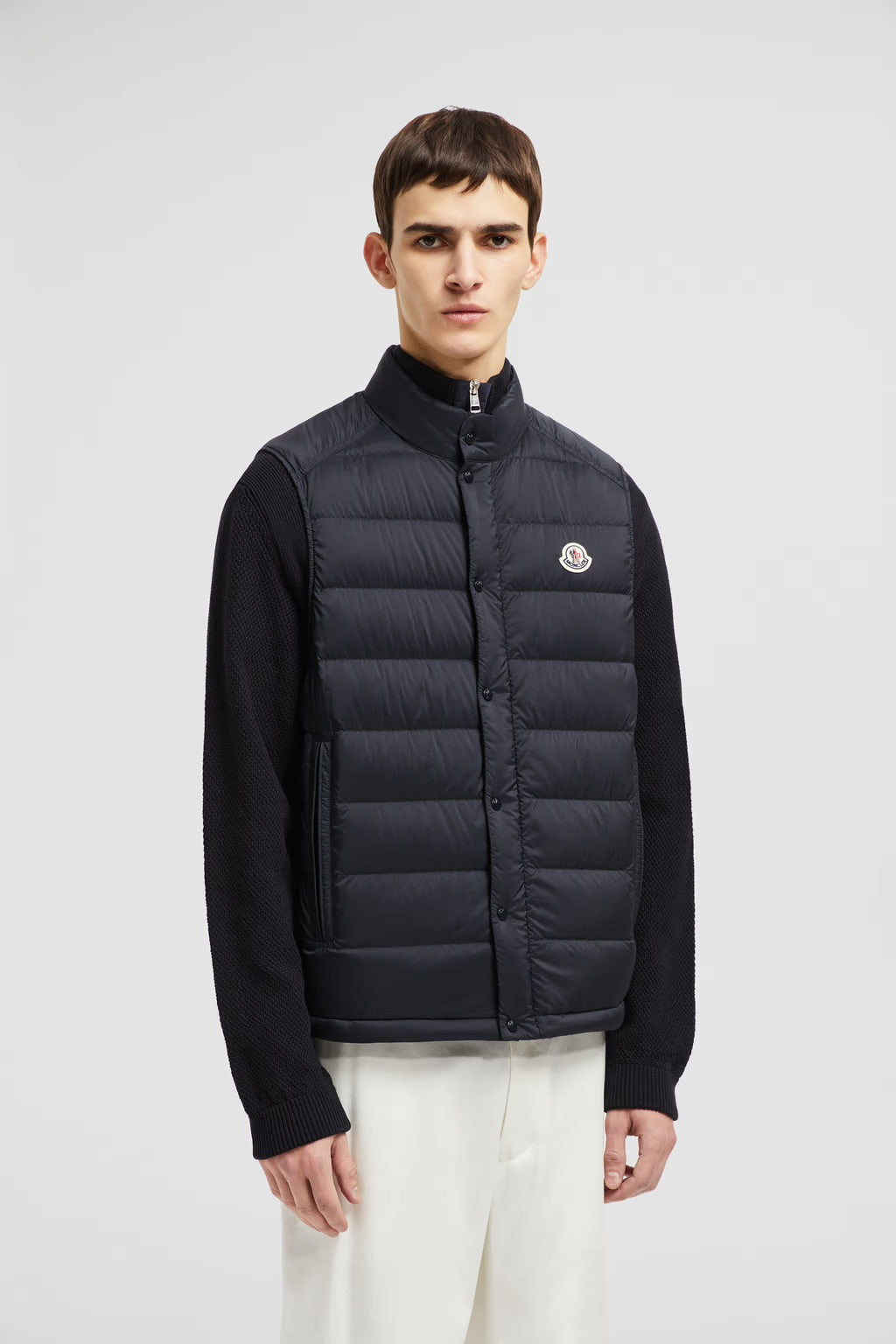 MONCLER - Doudoune sans manches Barthe noire