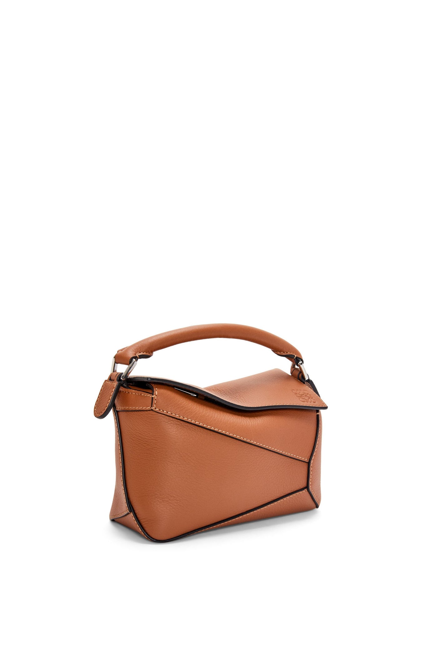 LOEWE - Puzzle edge mini bag marron