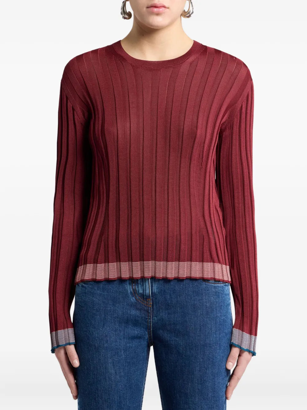 ETRO MILANO - Ribbed knit sweater
