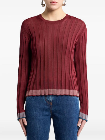 ETRO MILANO - Ribbed knit sweater