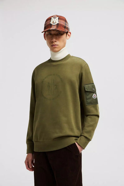 MONCLER GRENOBLE - Sweatshirt Kaki