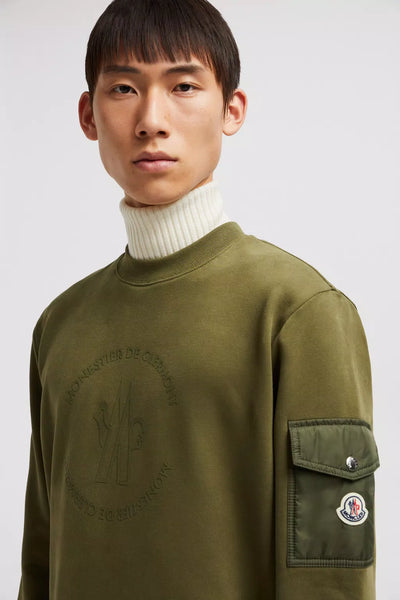 MONCLER GRENOBLE - Sweatshirt Kaki