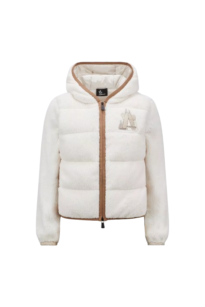 MONCLER - Cardigan zippé matelassé