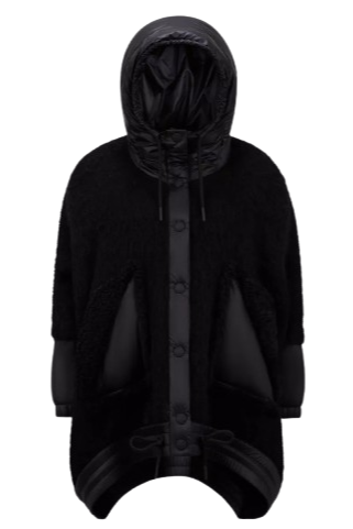 MONCLER - Cape en laine alpaga et mohair