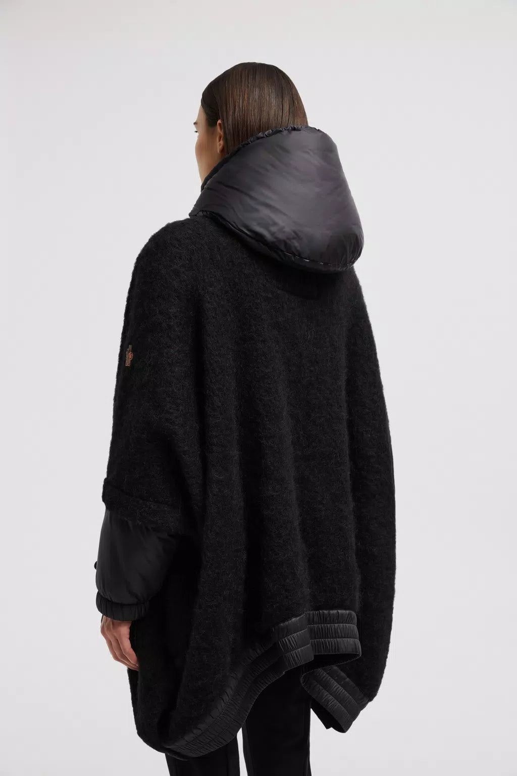 MONCLER - Cape en laine alpaga et mohair