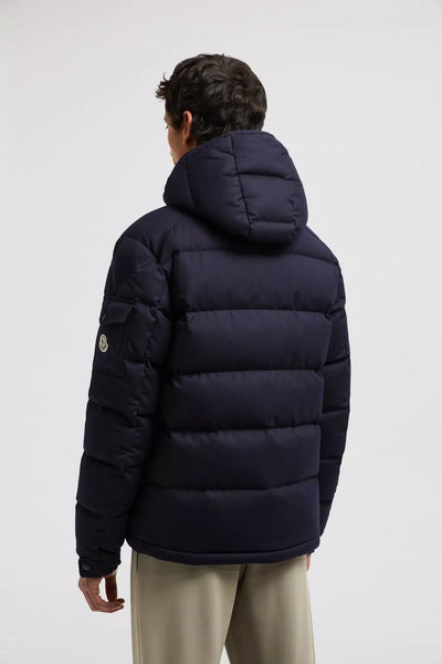 MONCLER - Doudoune courte Montgenevre bleu marine